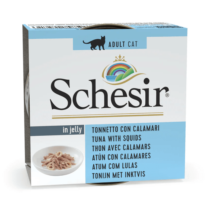 Schesir Cat Atún con Calamares en gelatina 85gr 1