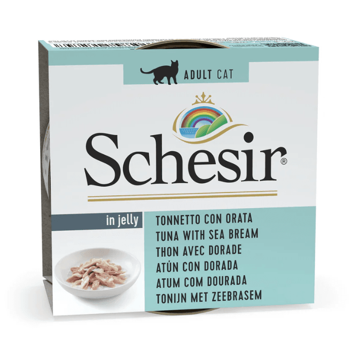 Schesir Cat Atún con Dorada en gelatina 85gr 1