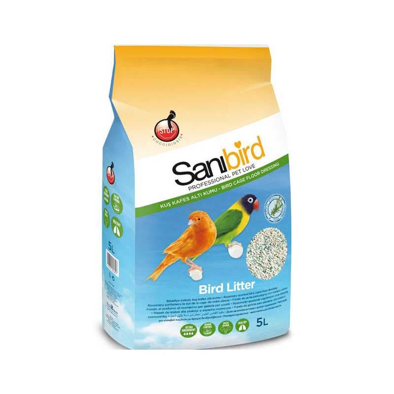 Sanicat bird arena el fondo de las jaulas de los pájaros 5l.