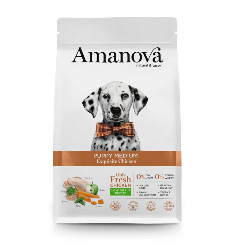 Amanova Puppy Medium de Pollo para perros