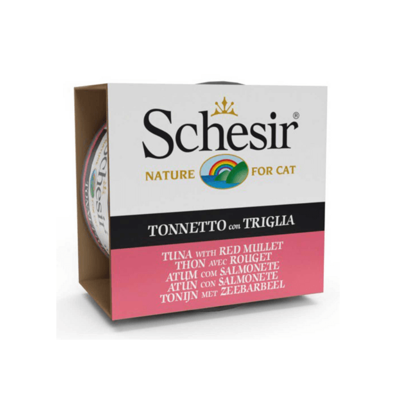 Schesir latas de comida para gatos de Atún con Salmonete 85gr 1ud.