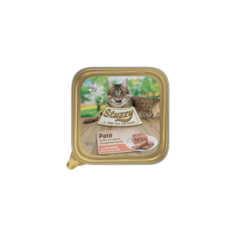 Stuzzy Tarrinas de alimento húmedo para gatos de Salmón 100gr