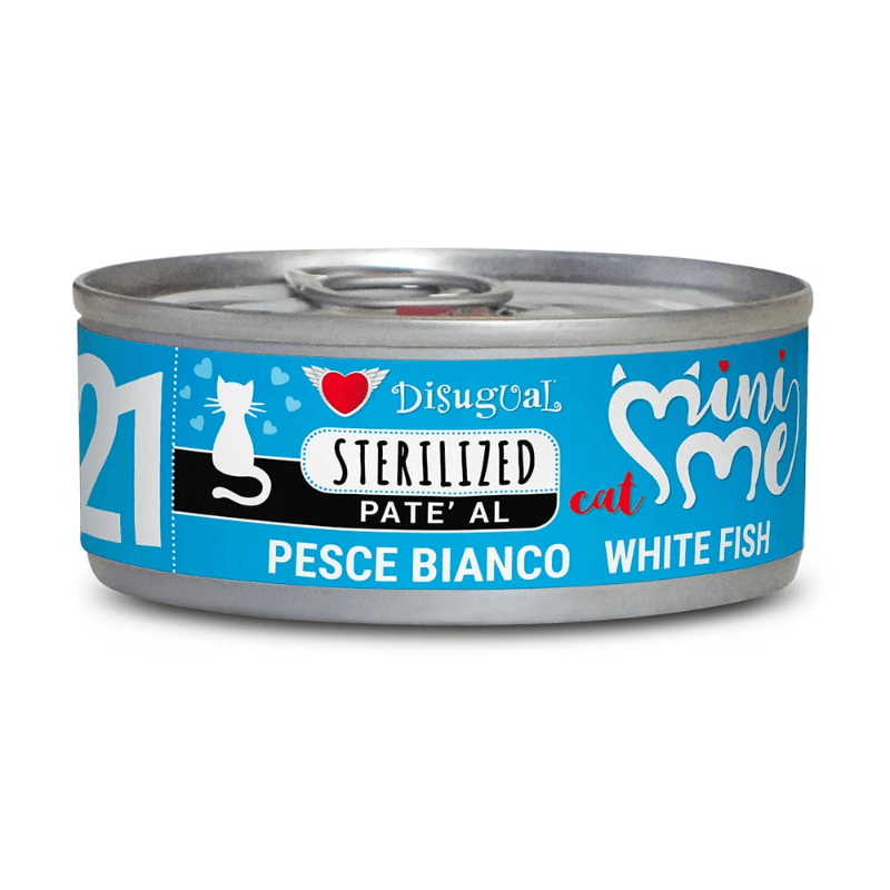 Disugual Mini Me Paté de Pescado blanco para Gatos Esterilizados 85gr