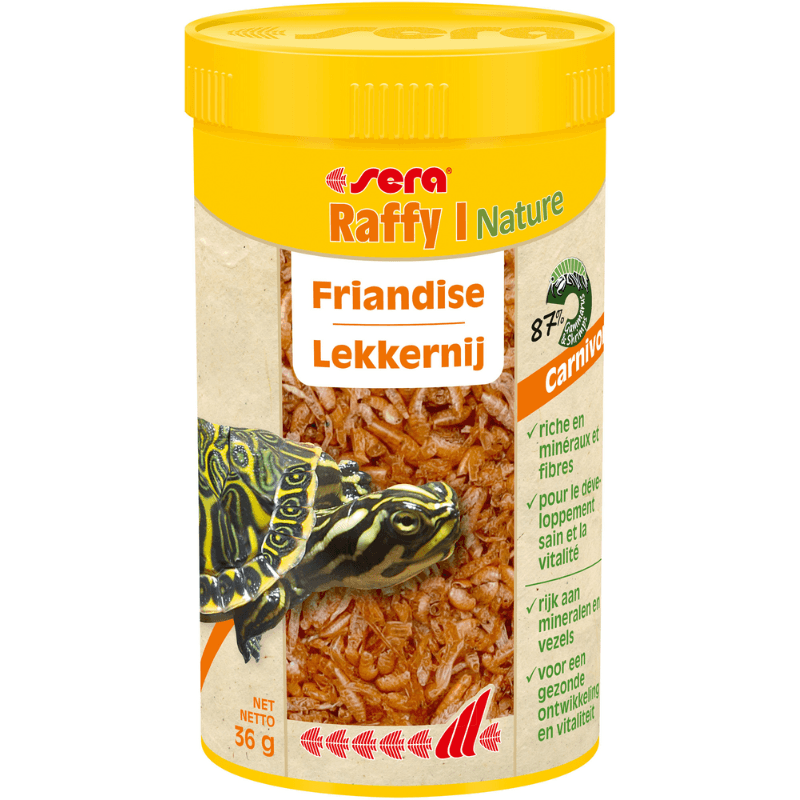 Sera Raffy I Nature Gammarus para Tortugas Carnívoras