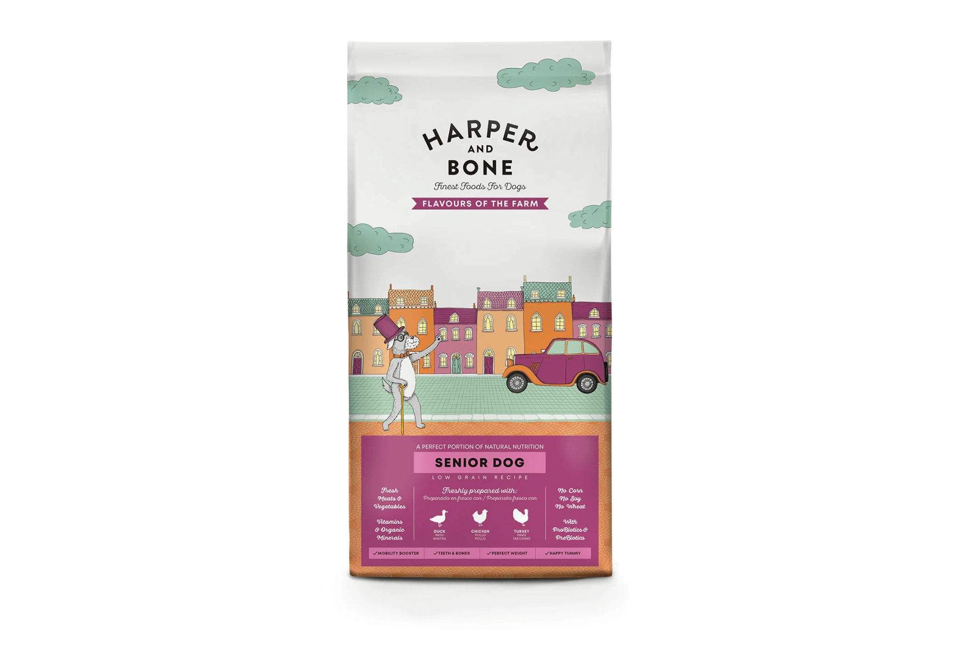 Harper & Bone Senior Dog Flavours Farm