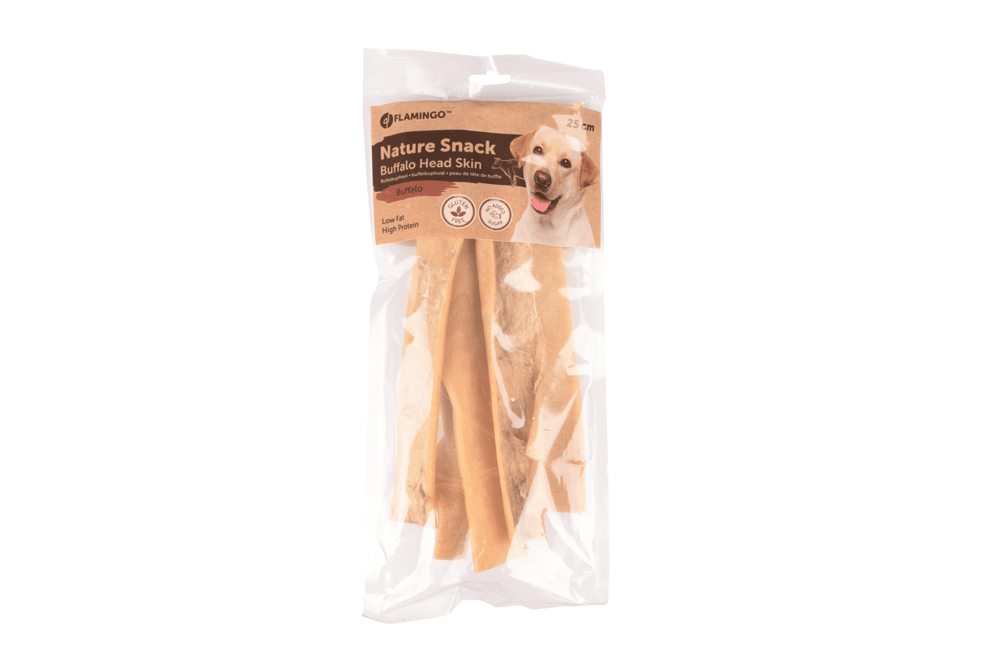 Piel de Cabeza de Búfalo 25cm – Snack Natural para Perros