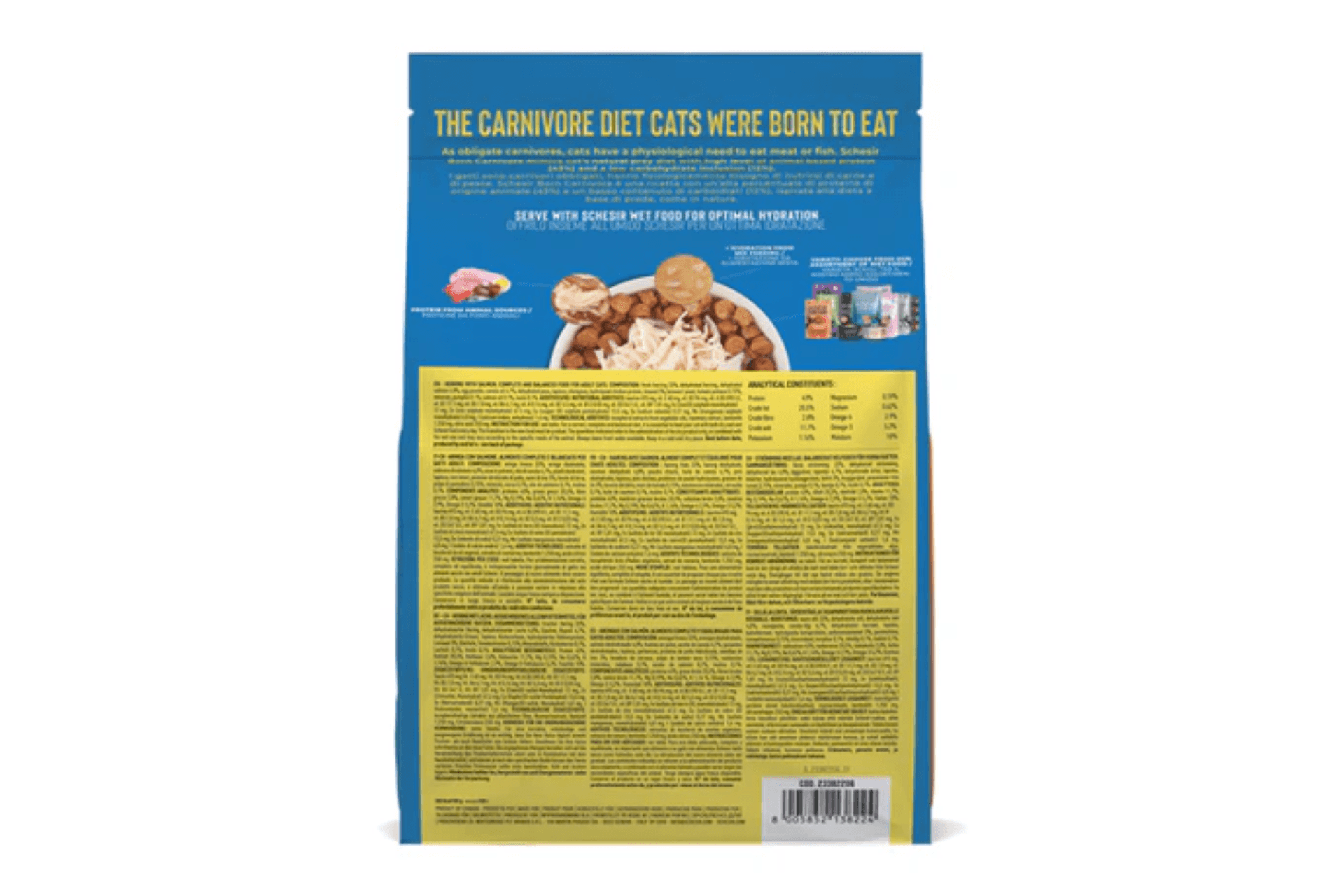 Schesir Pienso Born Carnivore Arenque y Salmón