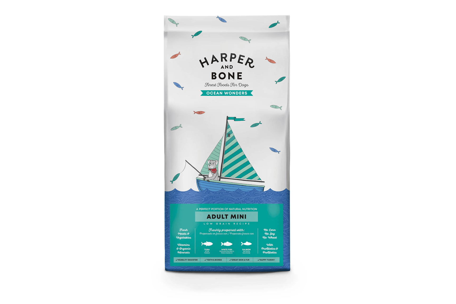 Harper & Bone Ocean Wonders Mini Adult Dog