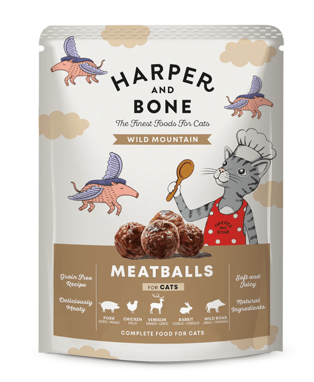 Harper & Bones Cat Albóndigas Wild Mountain 85gr