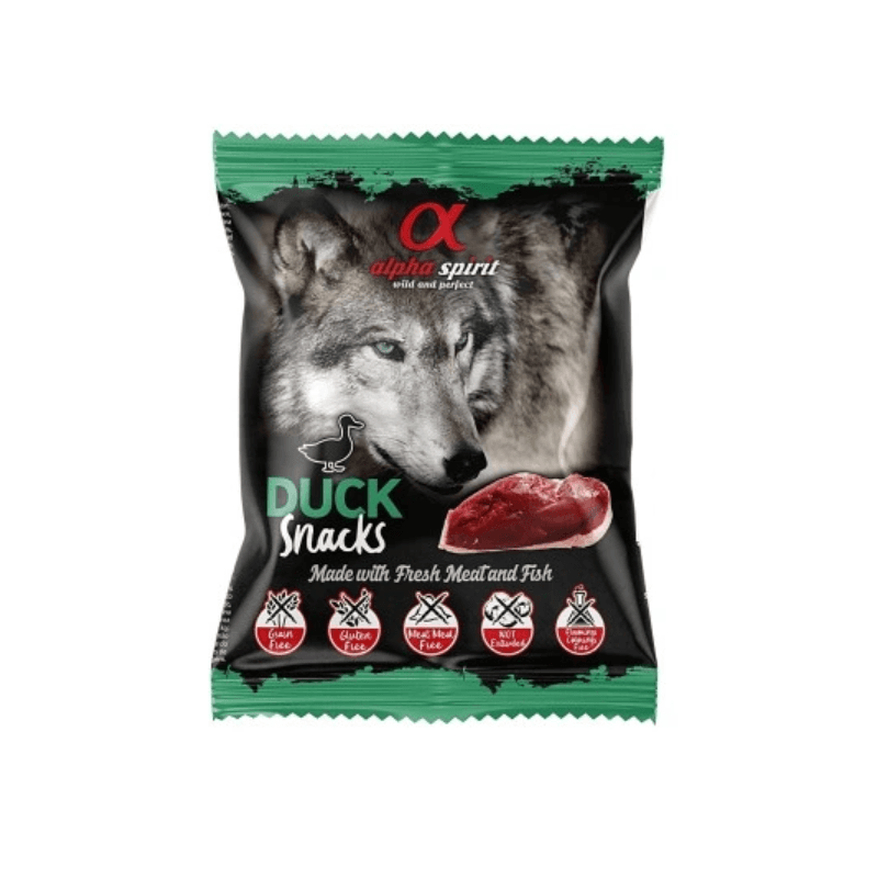 Alpha Spirit Adult Snack Duck para perros 50gr.