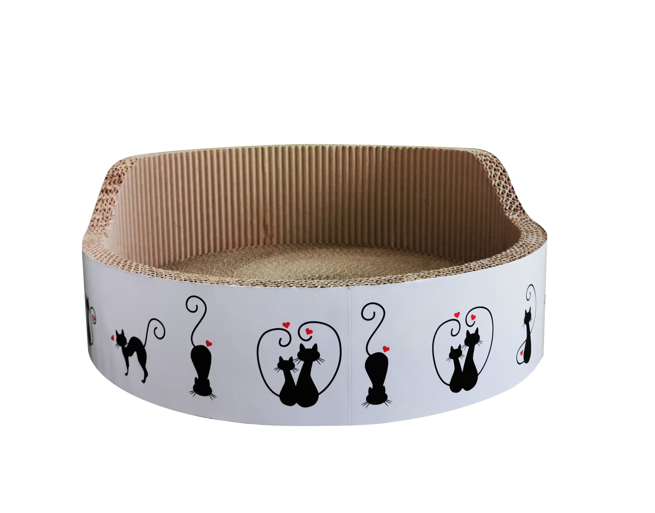 Rasacador cama-relax de cartón para gatos