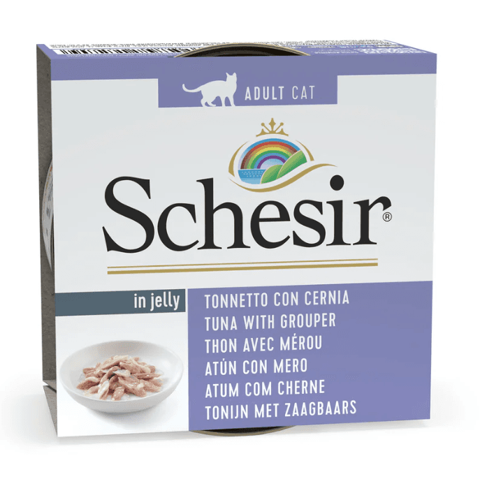 Schesir Cat Atún con Mero en gelatina 85gr 1