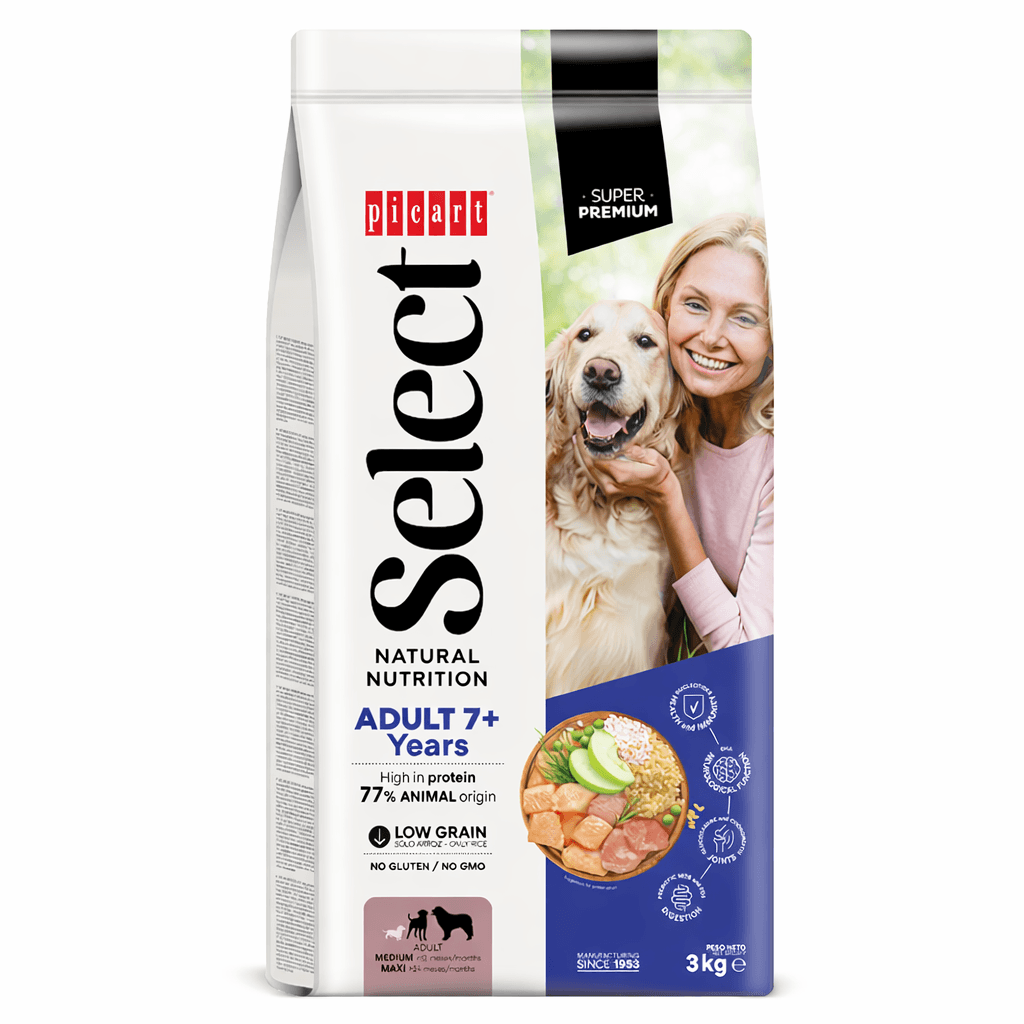 Pienso para perros senior Picart Select Adult 7+ años