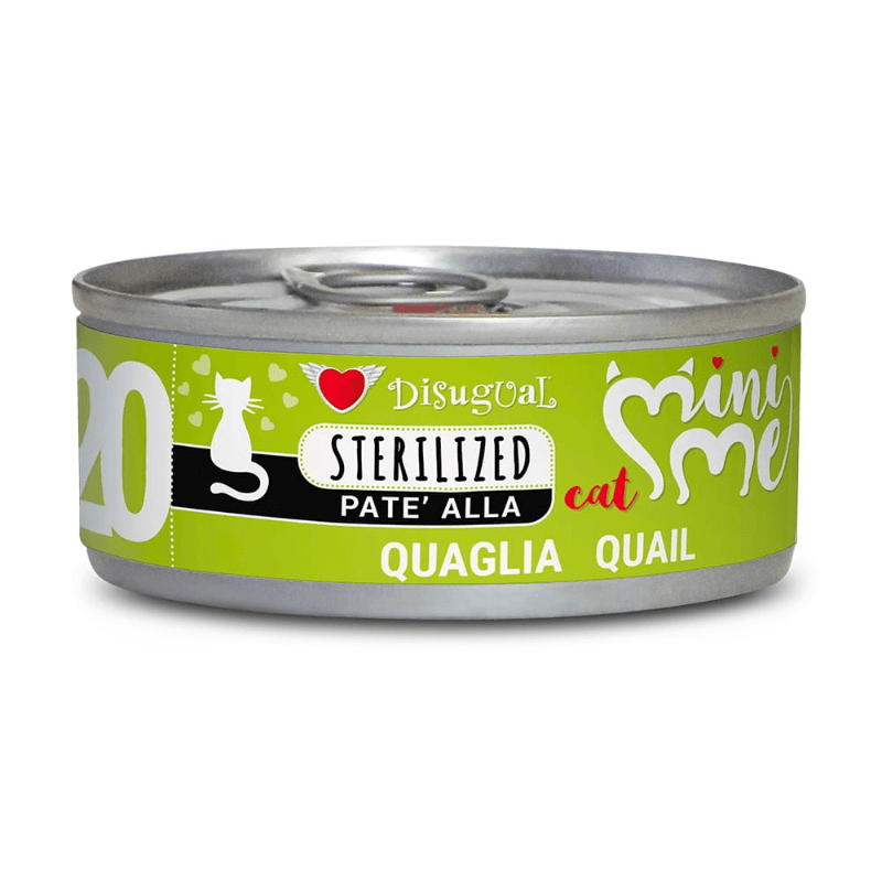 Disugual Paté de Codorniz para Gatos Esterilizados 85gr