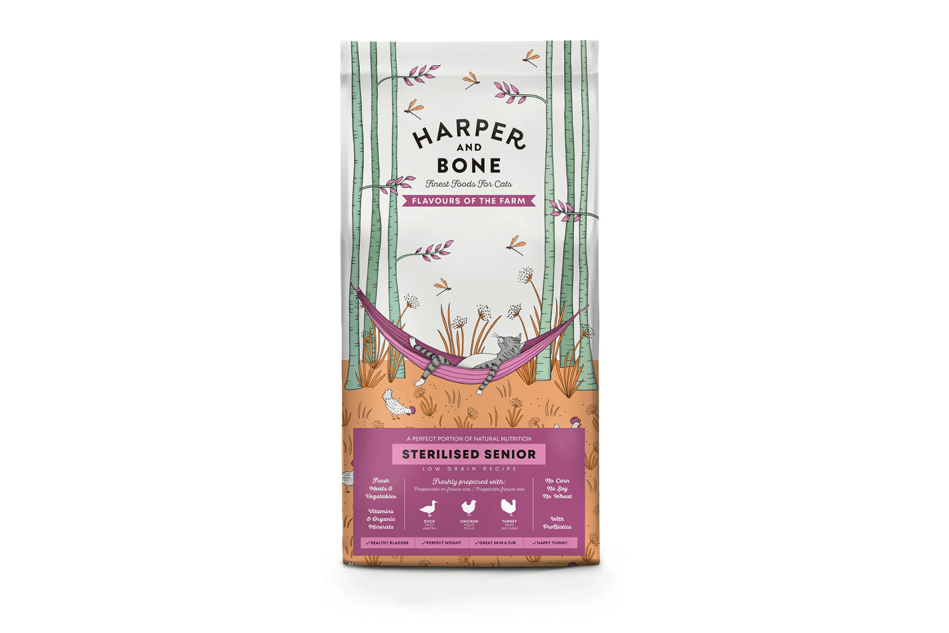 Harper & Bone Cat Senior Sterilised Flavours Farm