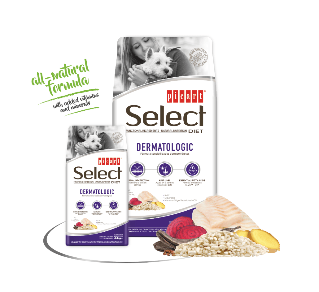 Picart Select Diet Dermatologic para perros1