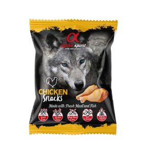 Alpha Spirit chicken snack semi-wet for dogs 50gr