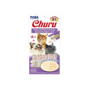 Churu Cat Chicken with Prawn Recipe (4X14gr)
