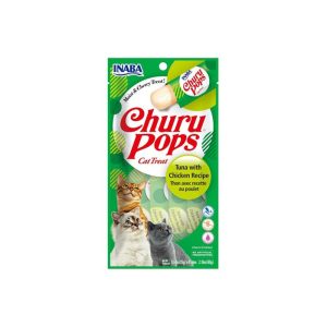 Churu Cat Pops Tuna with Chicken Recipe (4X15gr)
