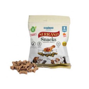Snacks Serrano para perros de sabor a Pavo 100gr