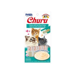 Churu Cat Receta de Pollo con Cangrejo (4X14gr)